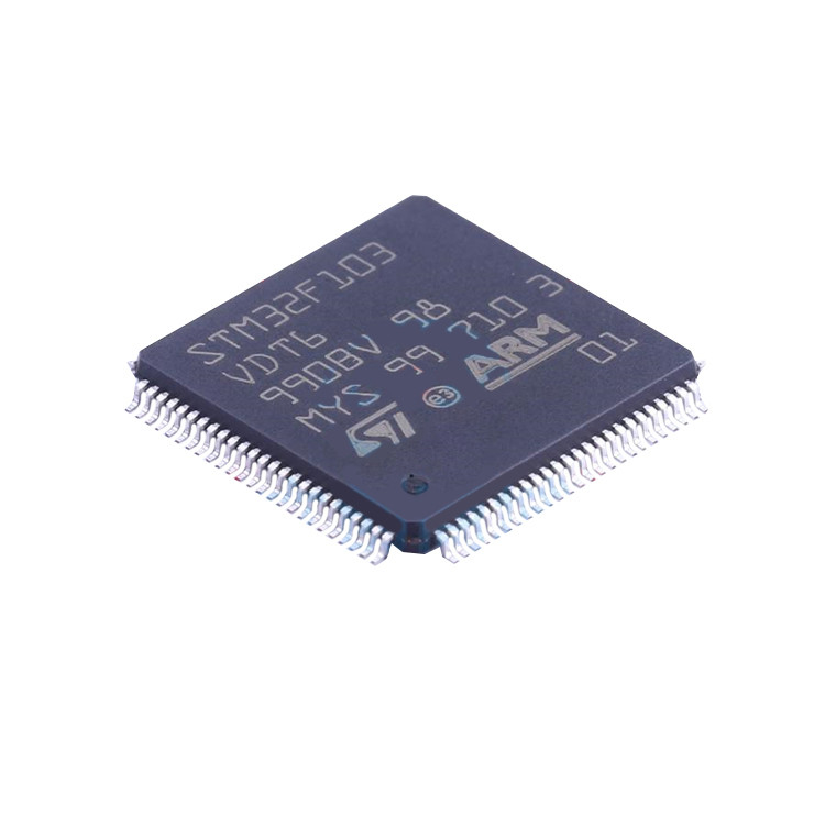 STM32F103VDT6 νέα και αρχικά lqfp-100 ηλεκτρονικά συστατικά στο τσιπ STM32F103VDT6 ολοκληρωμένου κυκλώματος ολοκληρωμένων κυκλωμάτων αποθεμάτων