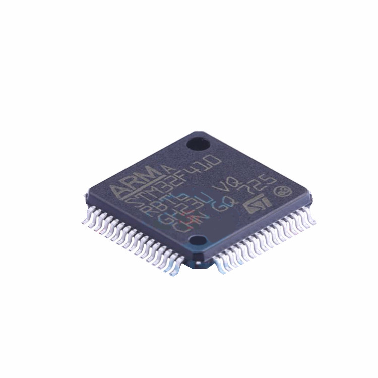 STM32F410RBT6 τριανταδυάμπιτο νέο αρχικό ολοκληρωμένο κύκλωμα STM32F410RBT6 ηλεκτρονικών τμημάτων τσιπ lqfp-64 μικροελεγκτών MCU