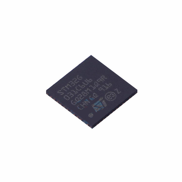 STM32G031C6U6 αρχική τριανταδυάμπιτη 32KB ολοκληρωμένου κυκλώματος STM32G031C8U6 STM32G031C4U6 τσιπ μικροελεγκτών ΛΆΜΨΗ 48UFQFPN ολοκληρωμένου κυκλώματος MCU