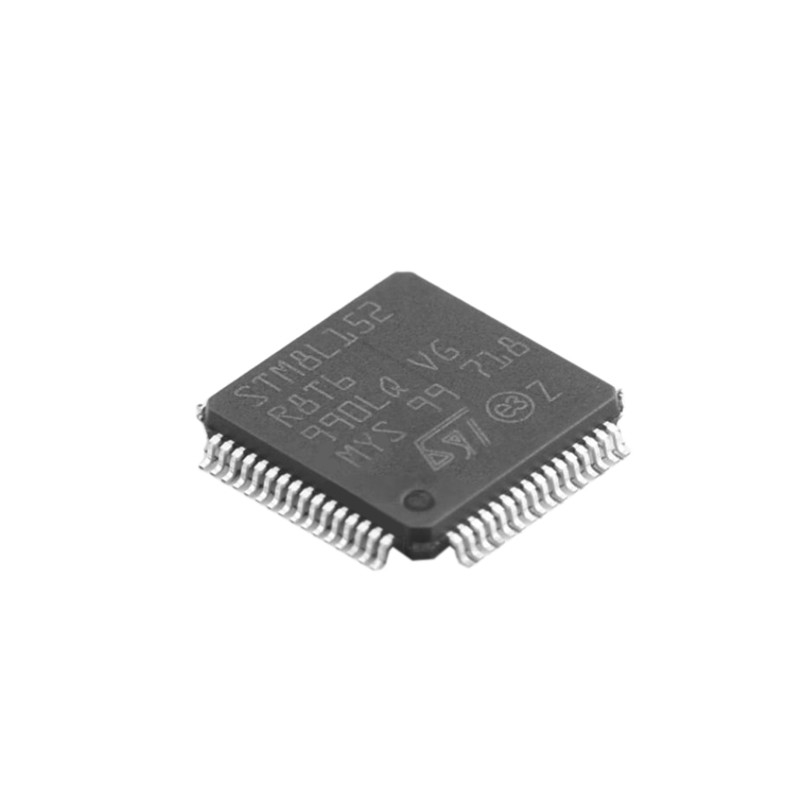 STM8L152R8T6 οκτάμπιτο 64KB μικροελεγκτών και επεξεργαστών τσιπ STM8L152R8T6 ολοκληρωμένου κυκλώματος ολοκληρωμένων κυκλωμάτων ΛΆΜΨΗΣ 64LQFP ολοκληρωμένου κυκλώματος MCU