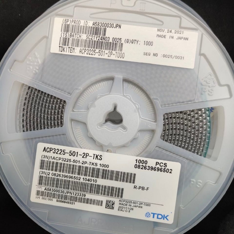 ACP3225-501-2P-T000   Ολοκαίνουργιος αρχικός ολοκληρωμένου κυκλώματος τσιπ ολοκληρωμένων κυκλωμάτων SMD   αχρησιμοποίητος