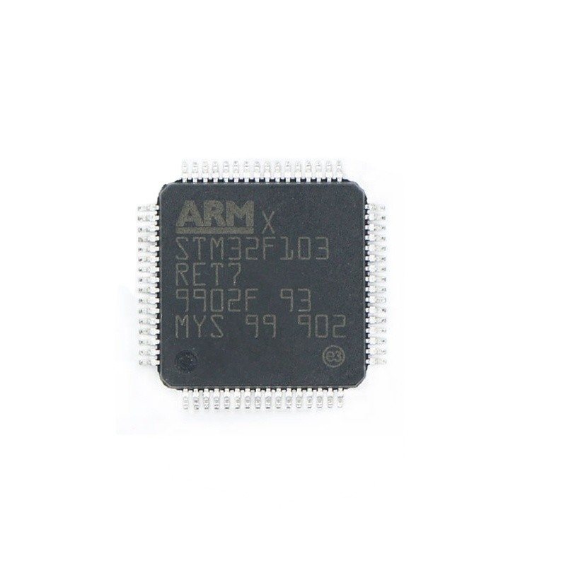 Στο τριανταδυάμπιτο 512KB μικροελεγκτών αποθεμάτων τσιπ STM32F103RET7 ολοκληρωμένου κυκλώματος ολοκληρωμένων κυκλωμάτων ΛΆΜΨΗΣ 64LQFP ολοκληρωμένου κυκλώματος MCU