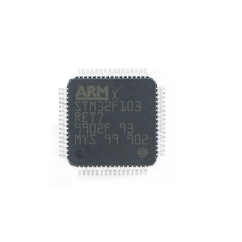 Στο τριανταδυάμπιτο 512KB μικροελεγκτών αποθεμάτων τσιπ STM32F103RET7 ολοκληρωμένου κυκλώματος ολοκληρωμένων κυκλωμάτων ΛΆΜΨΗΣ 64LQFP ολοκληρωμένου κυκλώματος MCU