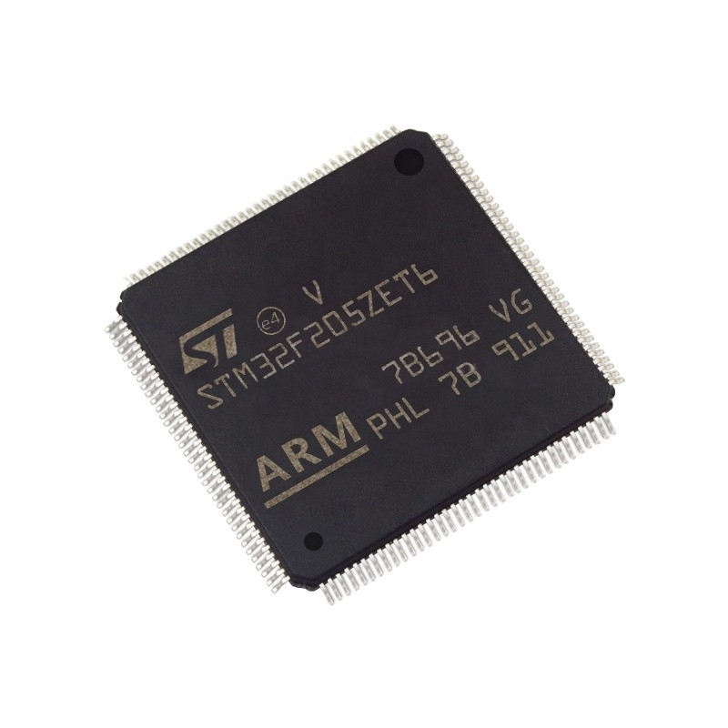 Στα τριανταδυάμπιτα 512KB μικροελεγκτών αποθεμάτων ολοκληρωμένα κυκλώματα STM32F205ZET6 ηλεκτρονικών τμημάτων ΛΆΜΨΗΣ 144LQFP ολοκληρωμένου κυκλώματος MCU