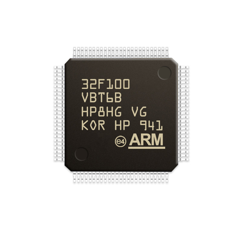 Ποιότητα Chuangyunxinyuan STM32F100VBT6B στο μικροελεγκτή LQFP100 STM32F100VBT6B ολοκληρωμένων κυκλωμάτων MCU ηλεκτρονικών τμημάτων καταστημάτων