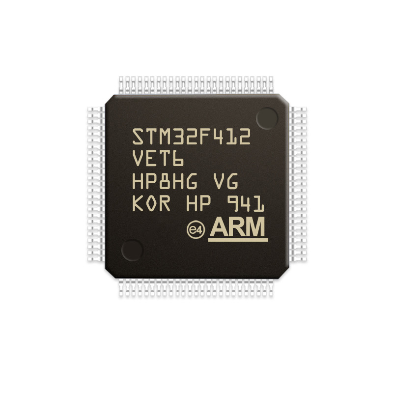 Ποιότητα Chuangyunxinyuan STM32F412VET6 στο μικροελεγκτή LQFP100 STM32F412VET6 ολοκληρωμένων κυκλωμάτων MCU ηλεκτρονικών τμημάτων καταστημάτων