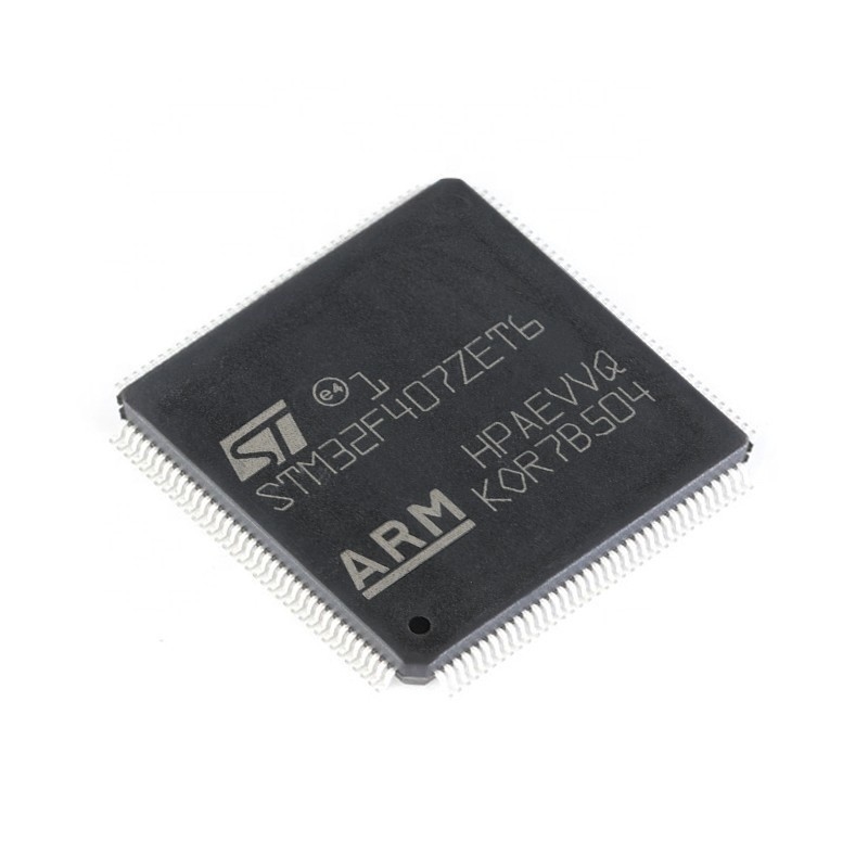 Τριανταδυάμπιτος 512KB ΒΡΑΧΙΌΝΩΝ Chuangyunxinyuan STM32 ηλεκτρικός μικροελεγκτής προμηθειών 144-LQFP φλοιών M4 MCU αρχικός στο απόθεμα STM32F407ZET6