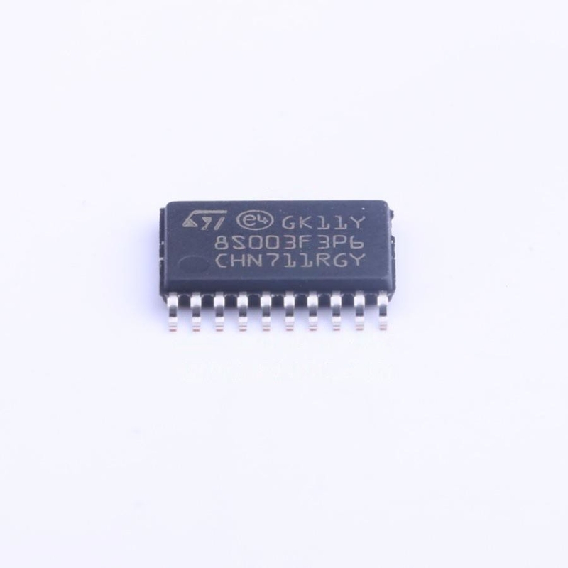 Οκτάμπιτη STM8S STM8 CISC 8KB 20-καρφίτσα TSSOP T/R λάμψης 3.3V/5V MCU - ΤΣΙΠ ολοκληρωμένου κυκλώματος ταινιών και εξελίκτρων STM8S003F3P6