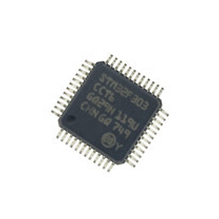 Τριανταδυάμπιτη STM32F 256Kb λάμψη 2.5V/3.3V 48 τσιπ STM32F303CCT6 STM32F303 MCU δίσκων Lqfp καρφιτσών στο ολοκληρωμένο κύκλωμα ΑΠΟΘΕΜΆΤΩΝ